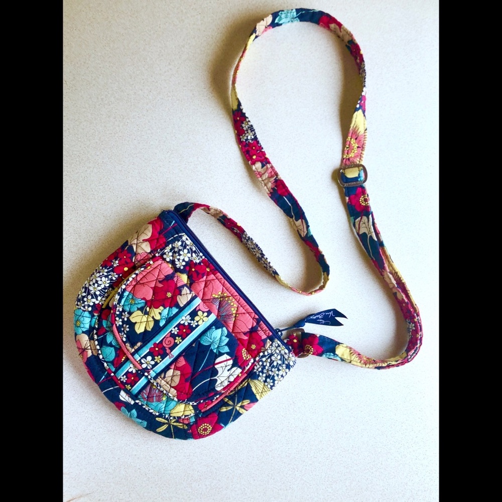 Very Bradley Floral Crossbody Bag Multicolored